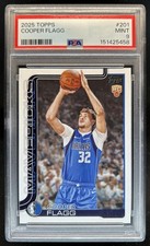 2025-26 Topps Cooper Flagg RC Rookie #201 Mavericks PSA 9