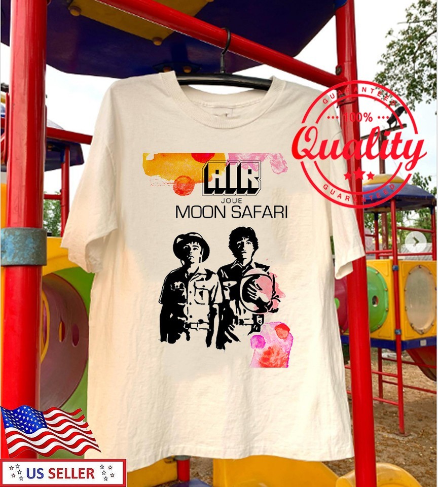 AIR Band Moon Safari Tour 2025 France T Shirt Full Size S-5XL TG8473