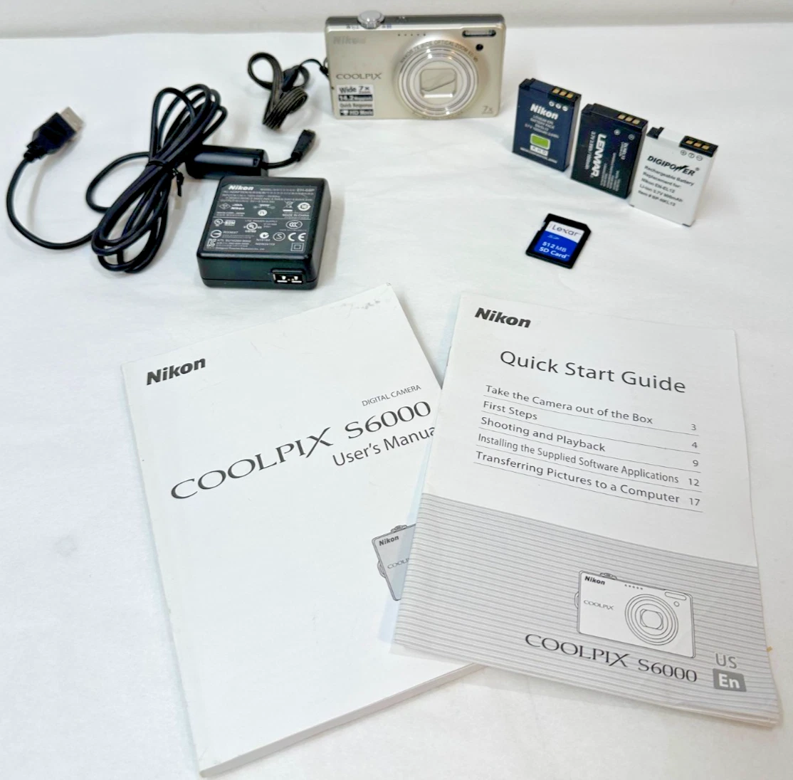 Nikon COOLPIX Nikon Coolpix S6000 Digital Cameras for sale | eBay