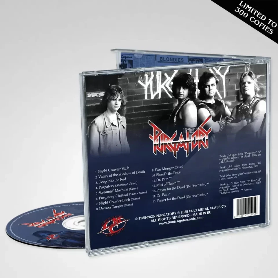 PURGATORY - Purgatory 40th Anniversary Edition (LIM. 300 CD*US METAL 85 + BONUS - Image 2 of 4