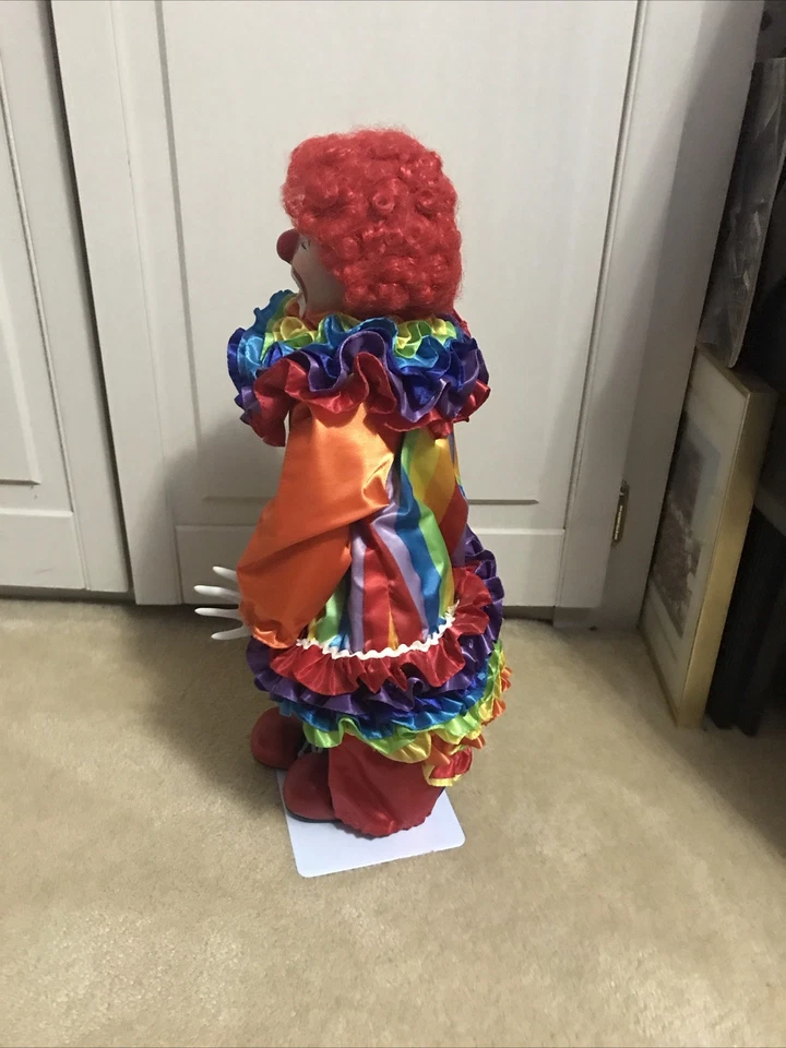 Ruffles кукла клоун фарфора 20» большой династии кукла коллекции новый в коробке - Изображение 2 из 4