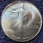 1986 American Silver Eagle 1 Troy Oz .999 Fine Silver Coin - Choice UNC