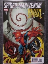 Spider Man Death Spiral Issue 1 "First Print" Cover A - 25.02.26 Bag Board