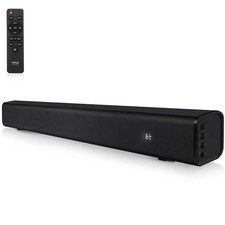 Pyle Wave Base Wireless BT Streaming Tabletop Soundbar Digital Speaker System