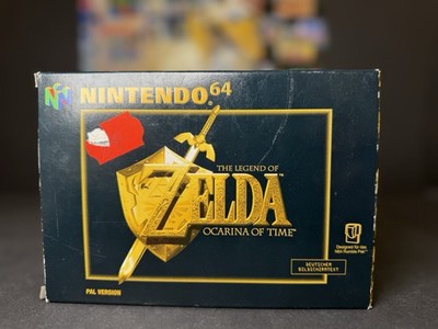 NINTENDO 64 || ZELDA OCARINA OF TIME IN OVP + ANLEITUNG || N64 LINK ||
