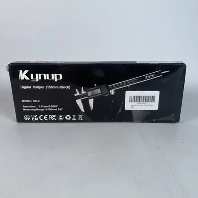 Kynup Digital Caliper 6" Resolution: .01mm-.0005 Range: 0-150mm/0-6"