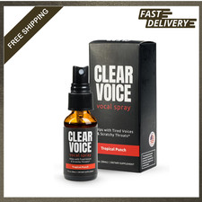 Vocal Throat Spray Herbal Soothing Relief for Singers Speakers Performers 1 oz