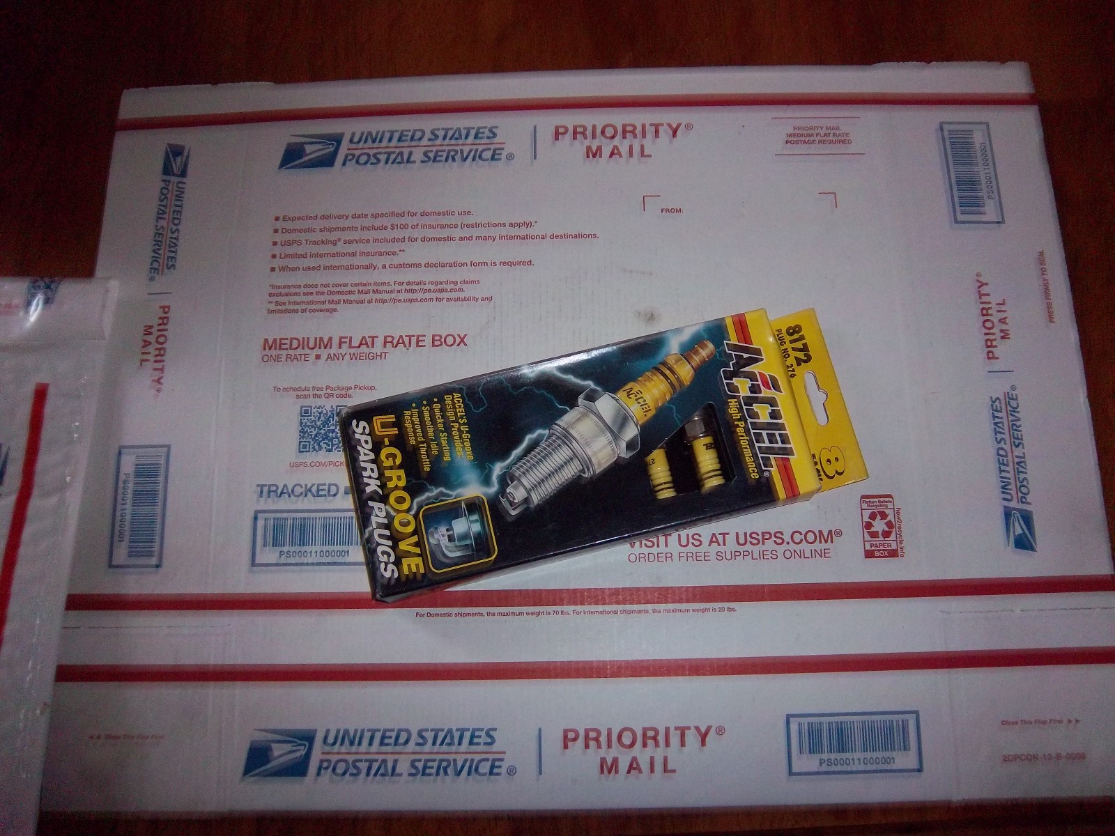 8 accel high performance 8172 HP U-groove spark plugs CHEVY,FORD,JEEP #276