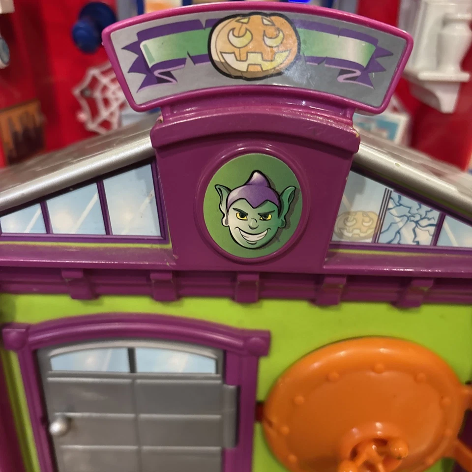 漫威孩之宝蜘蛛侠VS绿色妖精银行抢劫玩具套装房屋玩具收藏品 — 第 2/4 张图片