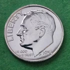 1956 P Roosevelt Dime 90% Silver Brilliant Uncirculated Proof w/Free Shipping