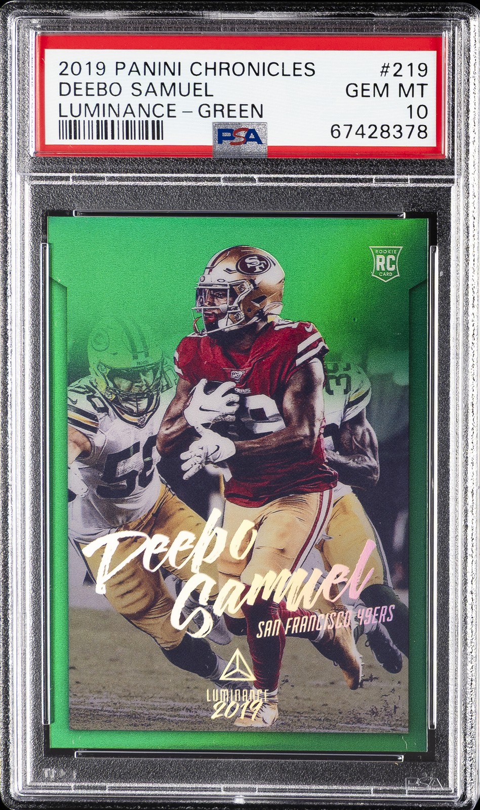 Deebo Samuel Panini Chronicles Luminance #219 Green