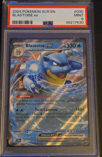 Blastoise ex graded PSA 9 for sale on eBay