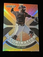 2021 Panini Prizm Illumination Joey Bart #IL-3 Neon Orange Prizm /100 RC Giants