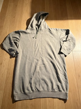 MAMA Sage Green Longline Maternity Hoodie Dress - Size M