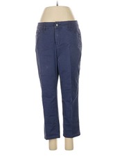 Liz Claiborne Women Blue Casual Pants 8