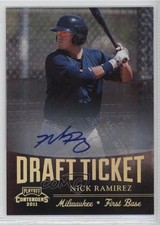 2011 Playoff Contenders Draft Tickets Signatures Nick Ramirez #DT61 Auto n8a