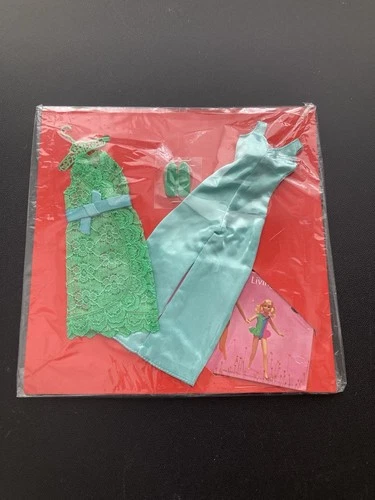 WOW VHTF Vintage Barbie Francie Mattel #3443 Satin Supper NEW ON CARD!