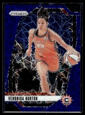 2024-25 Panini Prizm WNBA Blue Velocity Veronica Burton Connecticut Sun #35