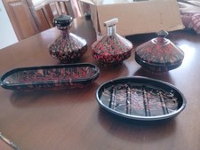 Nason Murano Set Toilette Anni 50 Avventurina Meraviglioso