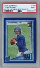 2025 Donruss Jaxson Dart Optic Preview BLUE SCOPE Rookie RC #400 PSA 9 GIANTS