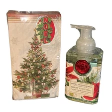 Michel Design Works 17.8oz Merry Christmas Shea Butter Hand Soap & 36 Napkins