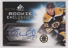 2010-11 SP Game Used Edition Rookie Exclusives /100 Zach Hamill #RE-ZH Auto RC