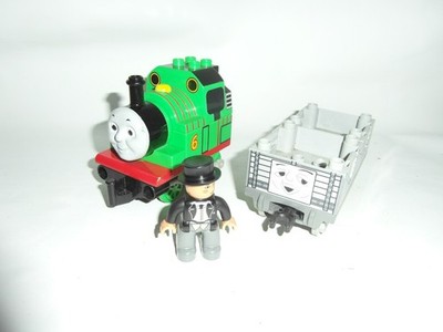 Lego Duplo Thomas und seine freund Eisenbahn Sir Topham Hatt Percy + Troublesome