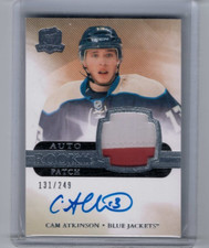 2011-12 Upper Deck The Cup Cam Atkinson Rookie Patch Auto RC #'ed 131/249 #146