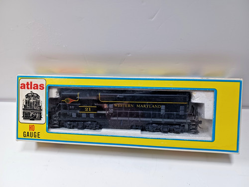 Motor diésel Atlas Western Maryland GP-7 # 8218 locomotora carretera # 21 | Condition: Used