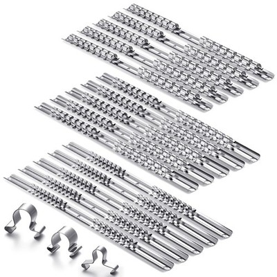 15 Pcs Metal Socket Rails Set Socket Organizer Holder 16 Clip on Rail Tool Or...