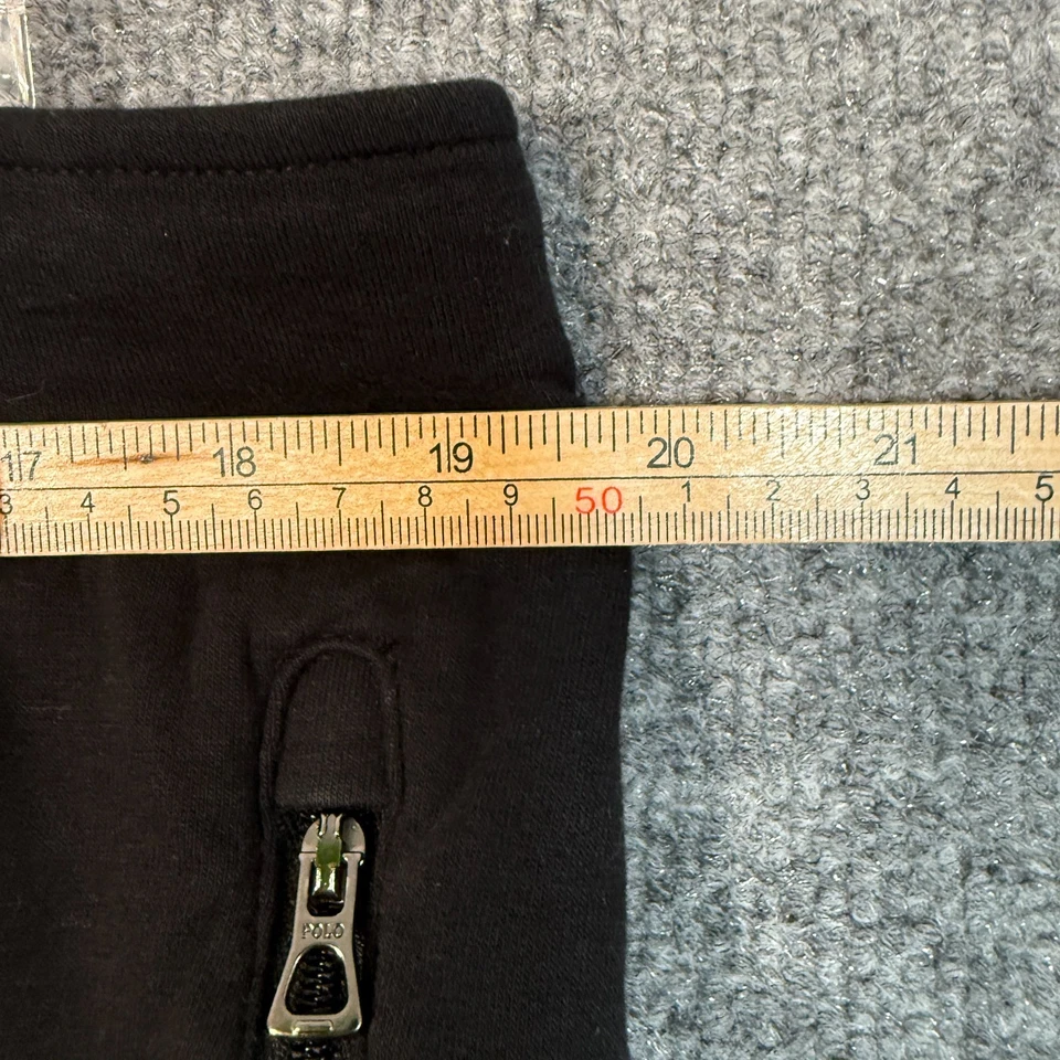 Pantalones de chándal Polo Ralph Lauren para hombre 2XL XXL negros elásticos de vellón Foto 4 de 4