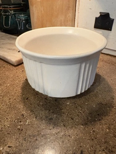 McCoy Pottery USA #138 Ribbed Panel Vase Planter Pot Bowl 5" Vtg MCM