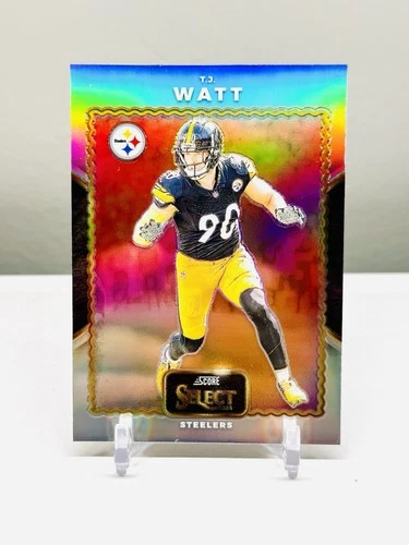 2024 Panini Select T.J. Watt Score Select Throwback Silver #15