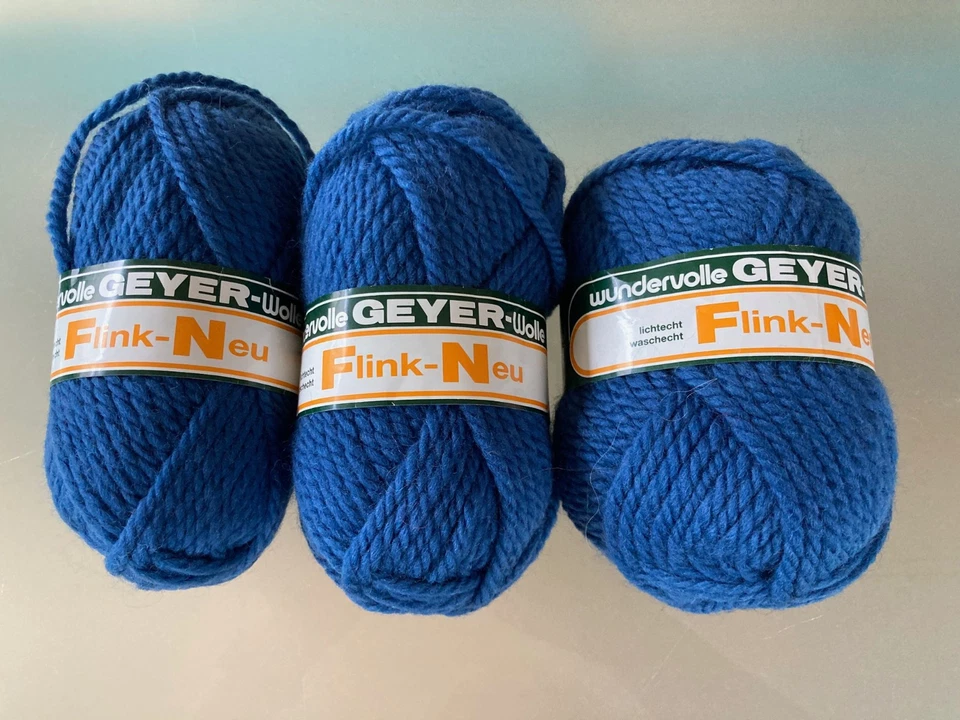 Strickgarn Geyer-Wolle – 150 g – reine Schurwolle - NEU