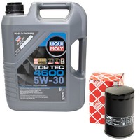 MotoröL Set 5W-30 5 Liter + ÖLfilter 22550 FüR Audi 80 100 Seat Skoda VW Golf V
