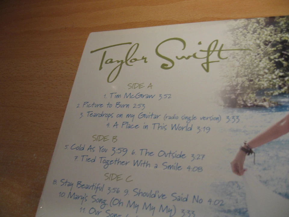 TAYLOR SWIFT-Crystal Clear Turquoise Vinyl-2LP- RSD 3750 Copies Only! Sealed. - Photo 4/4