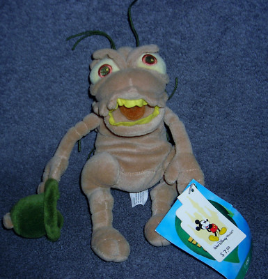 DISNEY WORLD A BUG'S LIFE P.T. FLEA 8'' PLUSH BEAN BAG TOY NEW