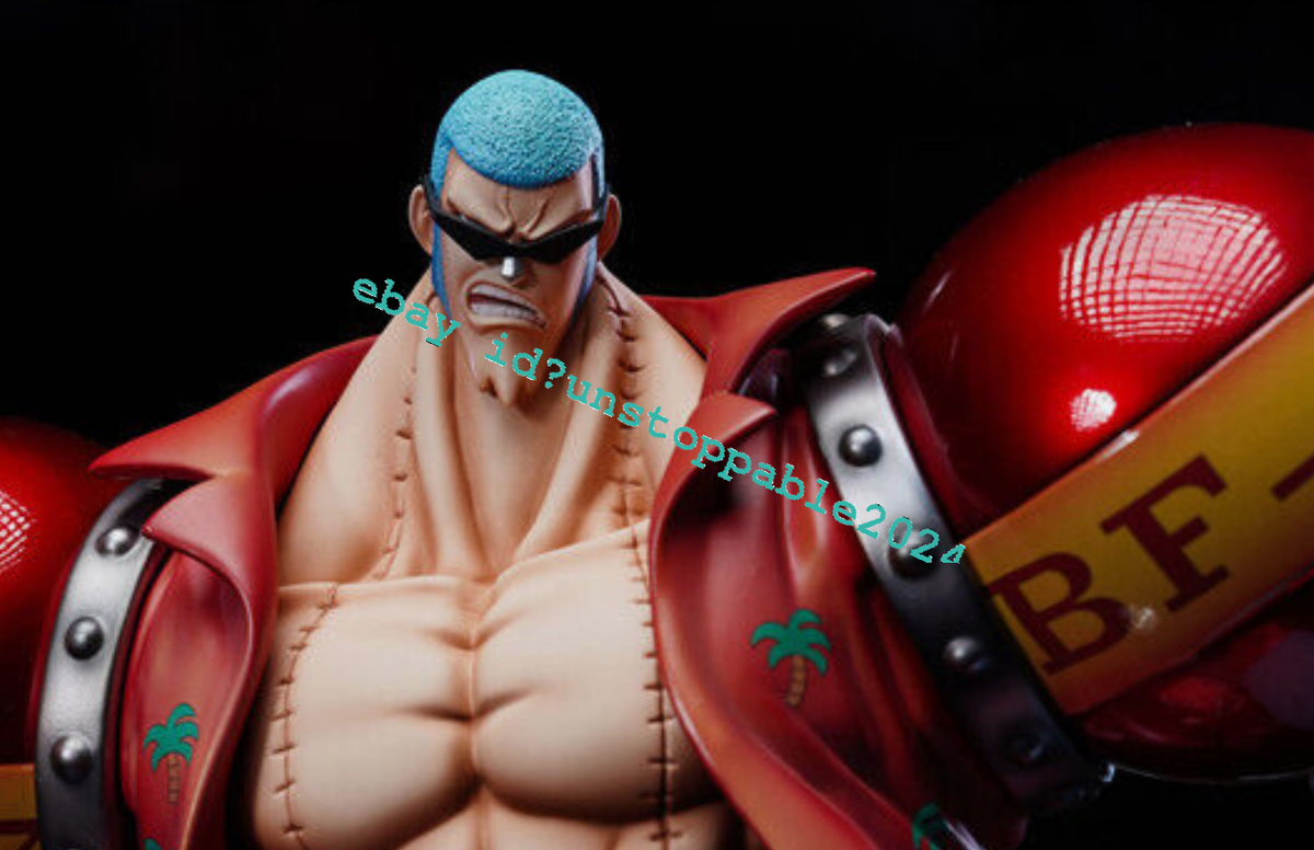 YYGK STUDIO One Piece Franky Statue PU Model In Stock Painted