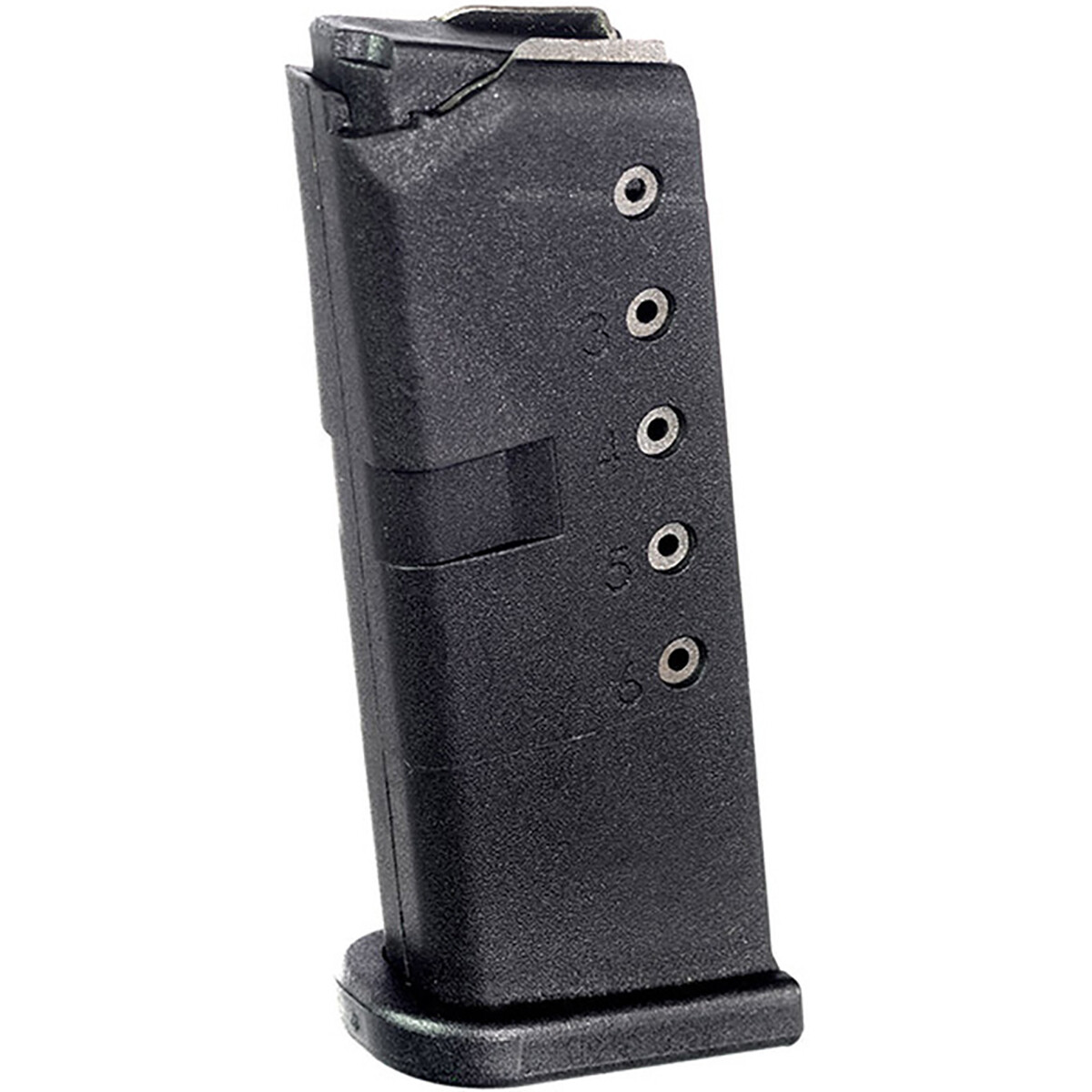 ProMag 6-Round Magazine for GLOCK Model 42 G42 .380 ACP, GLK 10, Black Polymer