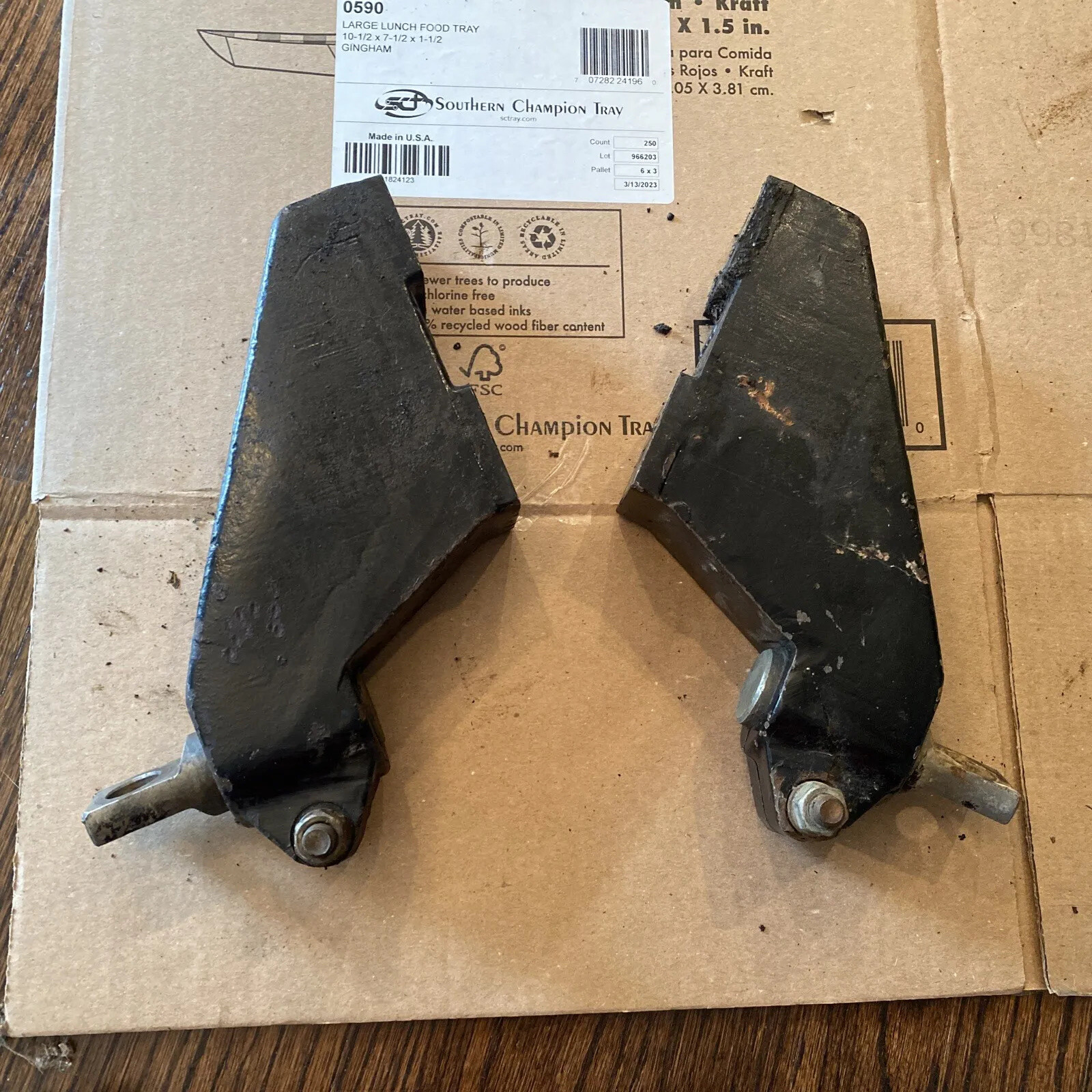 Mercruiser Motor Mount 66167 Transmission Mounts Set Of 2 freshwater