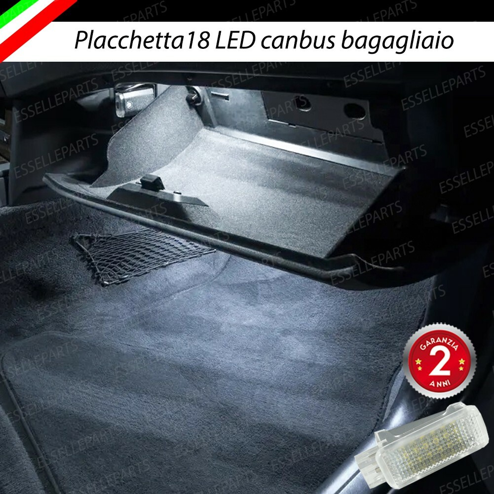 PLACCHETTA 18 LED VANO PORTAOGGETTI SPECIFICO TIGUAN MK2 CANBUS 6000K BIANCO - Foto 11