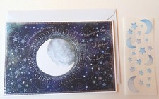 1 metallic detailed Moon & stars friend  birt...