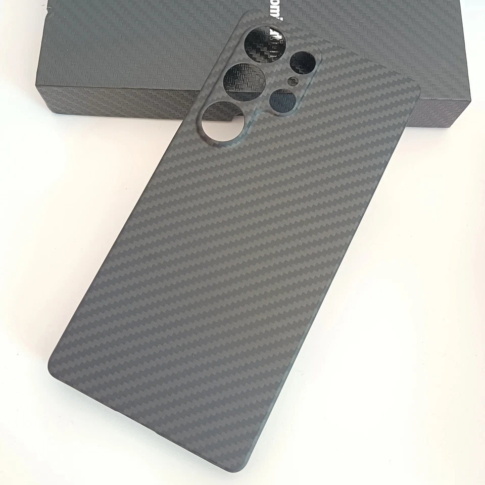 Real Carbon Fiber Case For Samsung Galaxy S25 Ultra Thin Matte Hard Armor Cover - Image 2 of 4