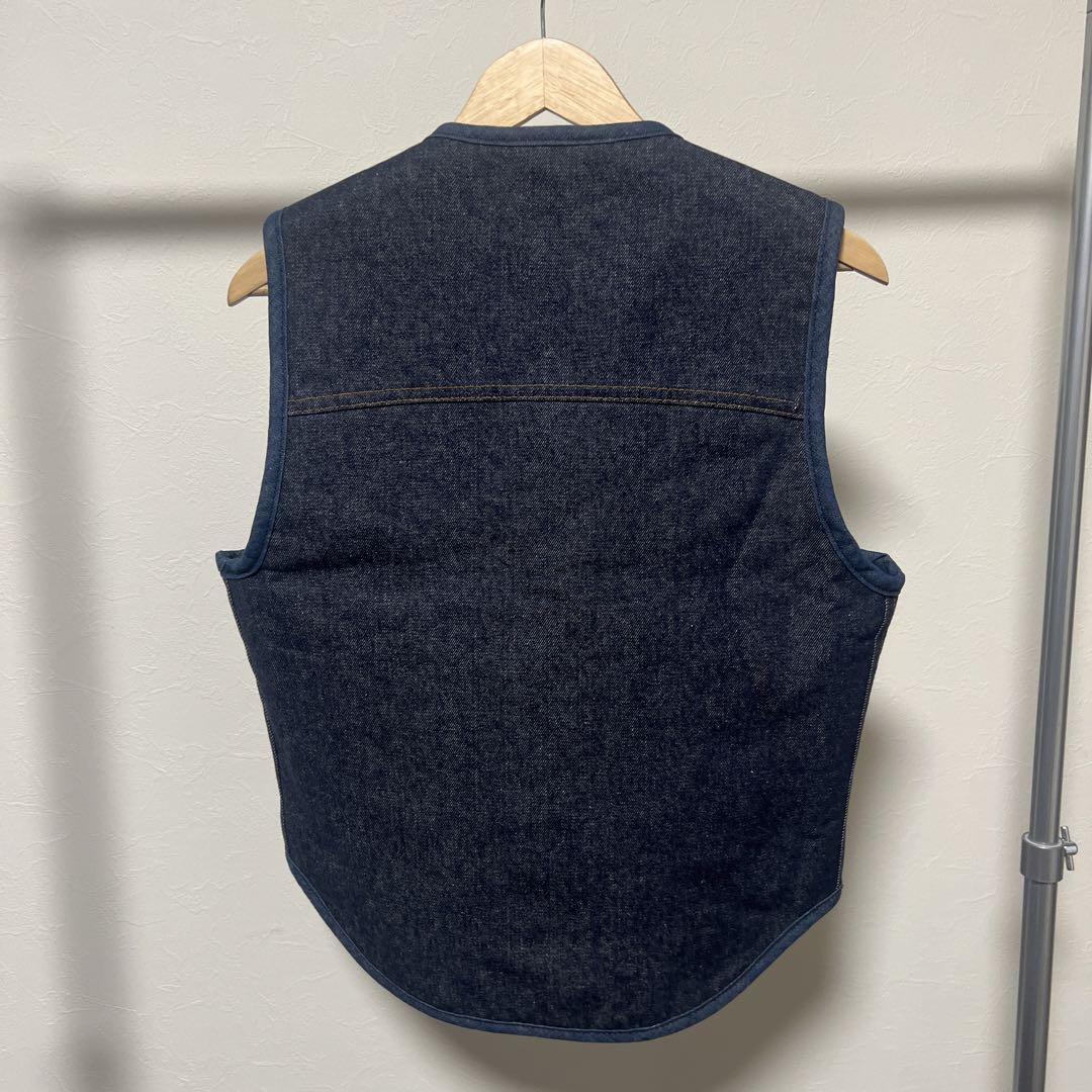 80s 90s Carhartt denim boa vest deadstock M | eBay
