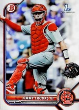 2022 Bowman Draft #BD-178 Jimmy Crooks III  St. Louis Cardinals