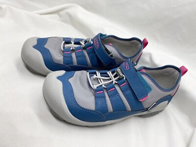 Keen Knotch Sz. 5 Contour Arch Blu Pink & Grey Shoes Very Very Nice Condition