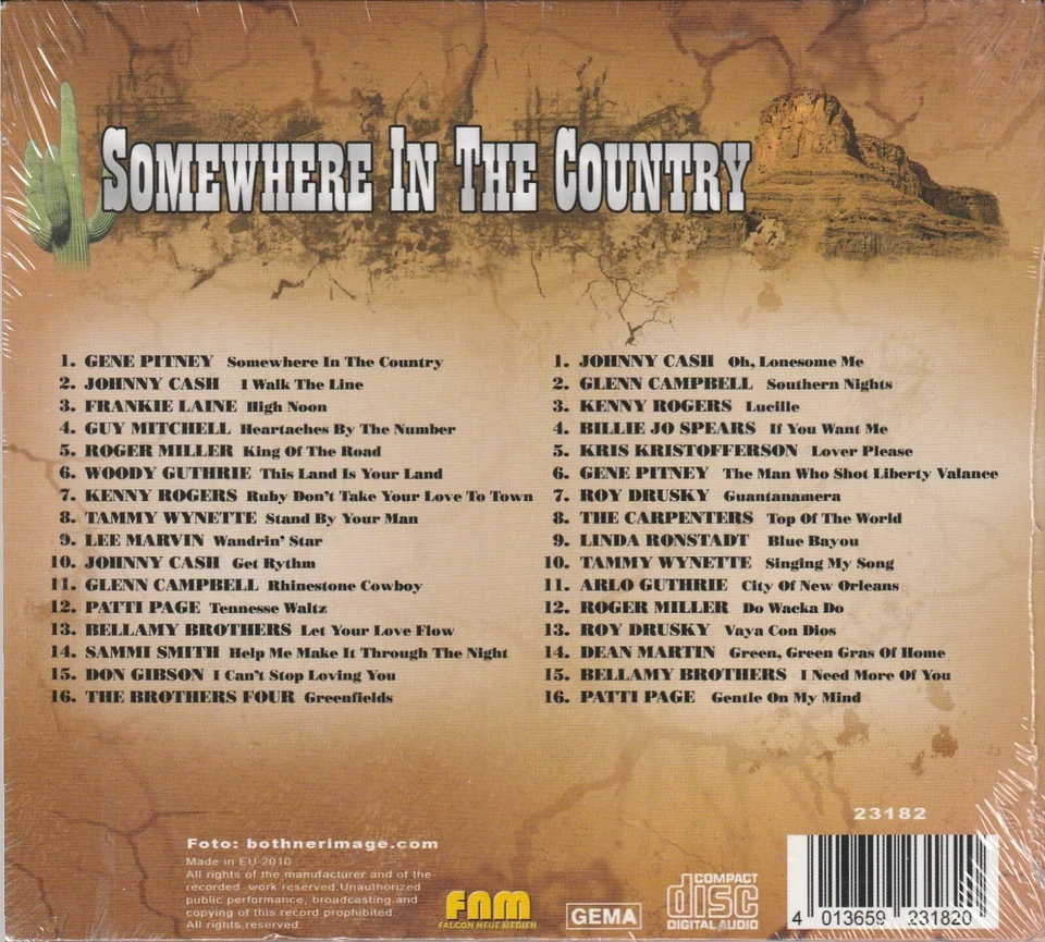 Somewhere in the Country (NEU/OVP, 2 CDs) - Bild 2 von 2