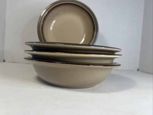 Denby Sonnet Cereal Soup Bowls (Set of 4) England Stoneware 7 1/2" D12 - Picture 2 of 8