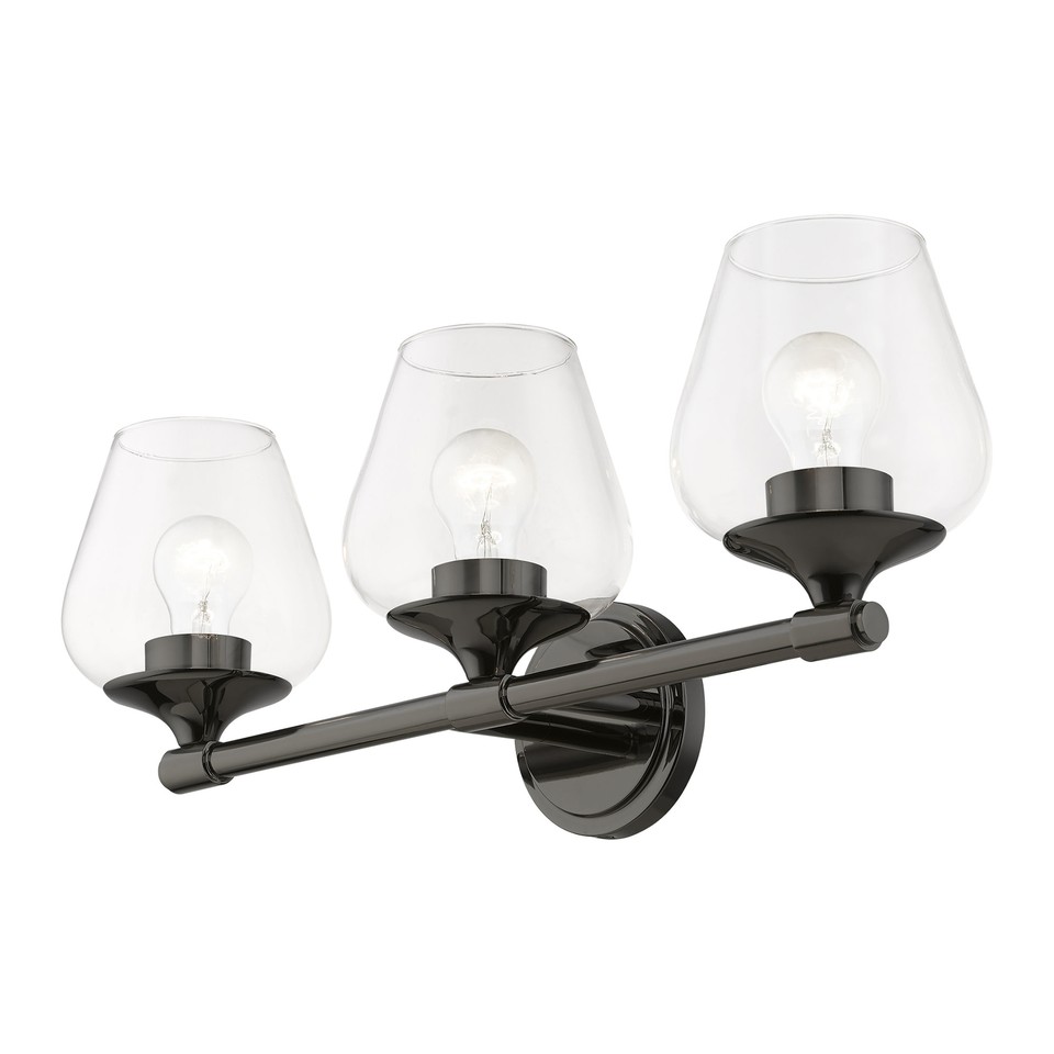 Livex Lighting 17473 Willow 3 Light 23"W Commercial Vanity Light