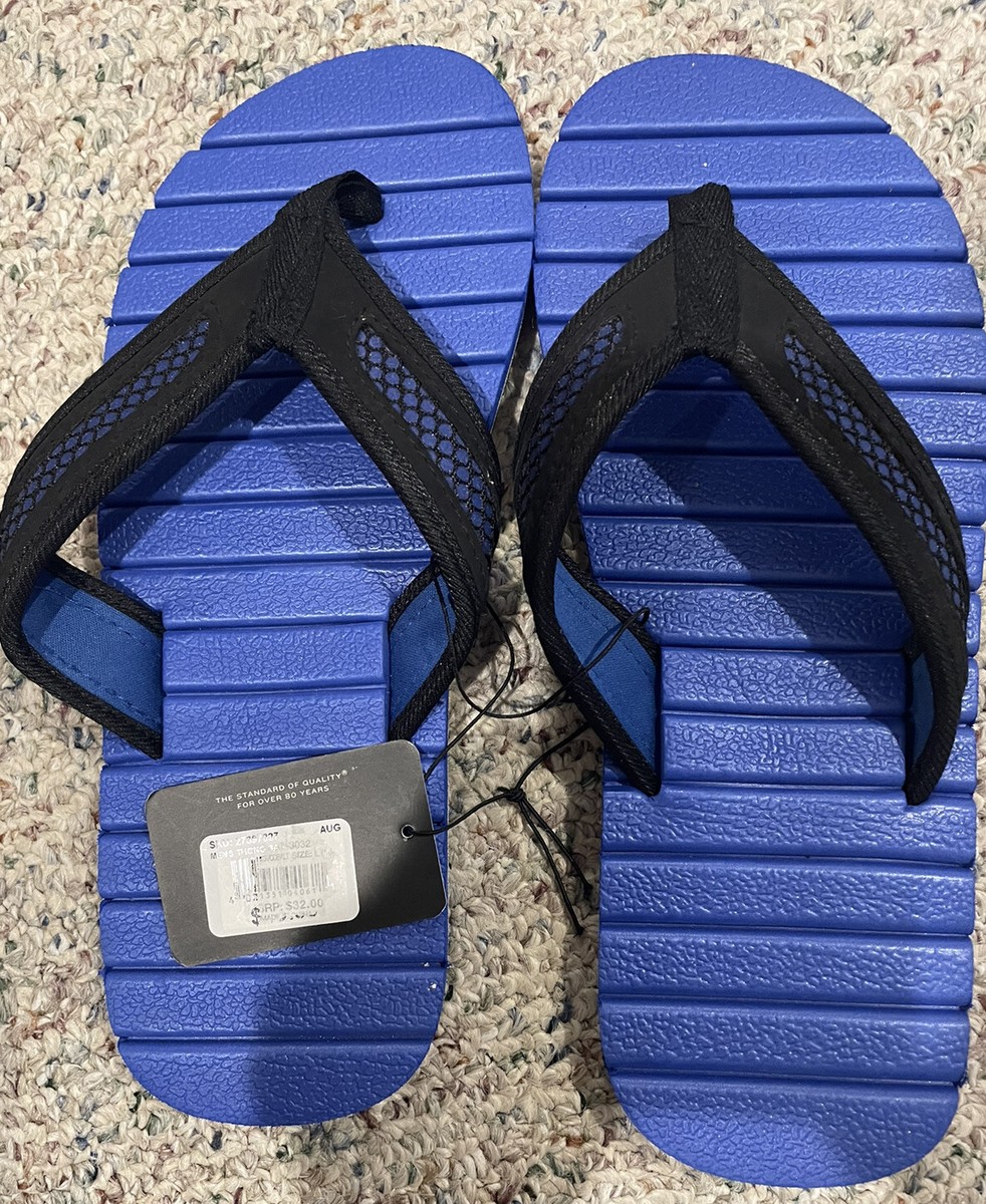 Men\'s Blue Polyurethane Flip Flops Comfortable Outdoor Thong Sandals Casual Men Casual Blue Slide Sandals – Comfortable Summer Beach  main image 4